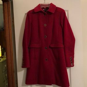 Hilfiger -Red wool mid-length winter coat